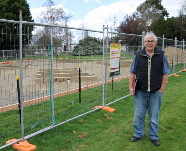 Ray Powell is one of many unhappy about Council expanding cabins into Taylor Park’s public space....