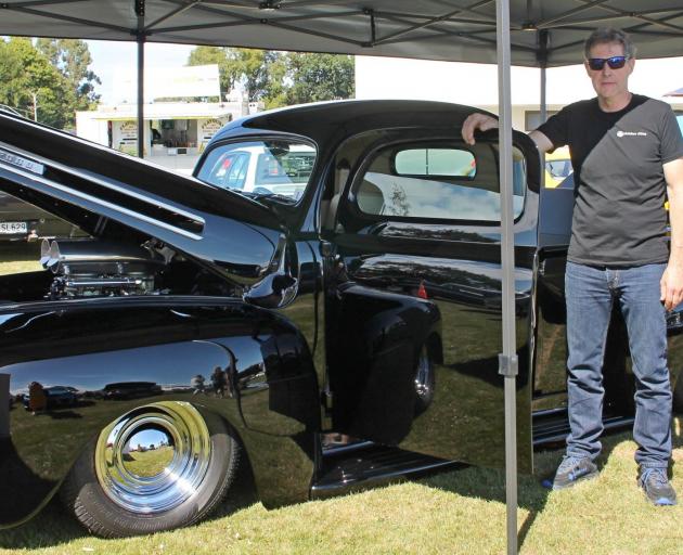 Car enthusiast Chris Van Der Byl, of Dunedin, came to Milton to show off the 1948 Ford Pickup...