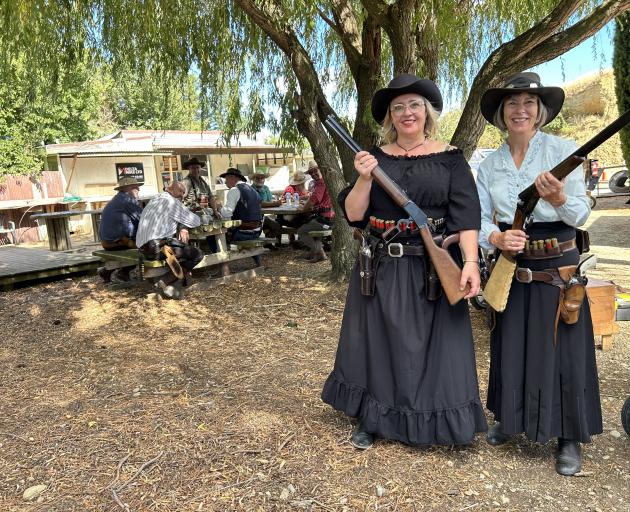 Raven (Christina Ewing), (left), of Nelson, and Gypsy Rose (Jo Bayne), of Mosgiel, were the only...