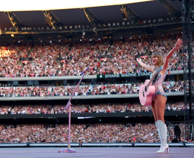 Taylor Swift played to more than 96,000 people at the MCG. Photo: Getty Images