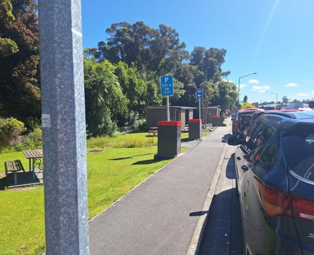 Kea-proof rubbish bins have been introduced to the Franz Josef township. PHOTO: WESTLAND DISTRICT...