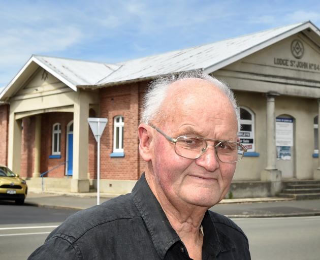 Kevin Wilson is sad to see the Lodge St John building sold, but said the society could not keep...
