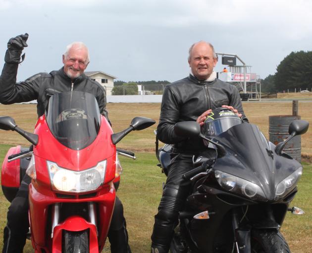 Pictured at the 2023 event, brothers Frank and Lewis Wylie, of Arrowtown and Oamaru, respectively...