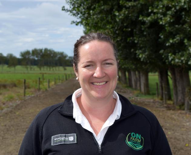 Ministry for Primary Industries On Farm Support Otago regional adviser and dairy farmer Sandra...