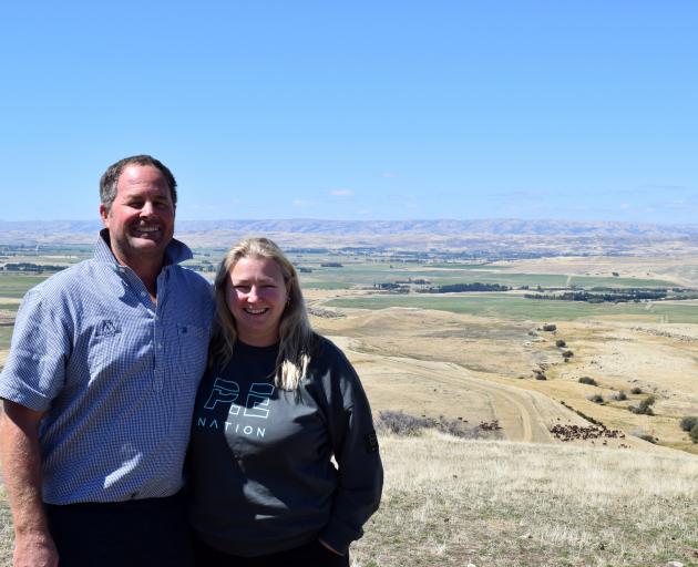Matakanui Station owners Andrew and Tracy Paterson on their 8700ha sheep and beef operation in...