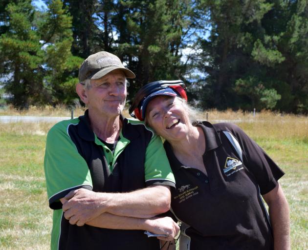 Central Ag Air owners Marc Mangan and wife Winkie Sisson on the Maniototo. 