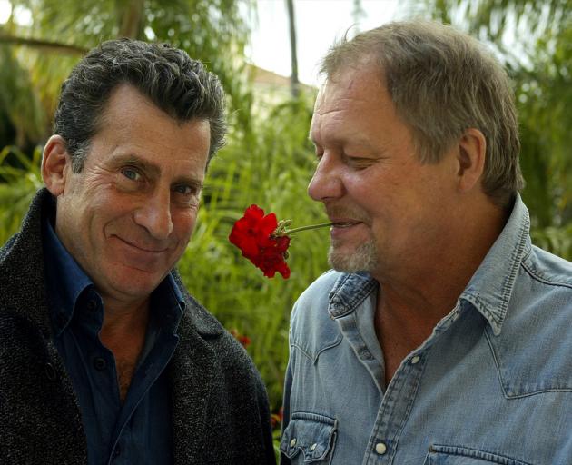 Paul Michael Glaser (left) and David Soul prior to their cameo appearances in a new Starsky &...