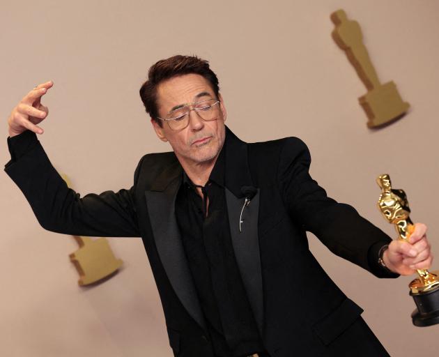 Robert Downey Jr won the Best Supporting Actor for Oppenheimer. Photo: Reuters 