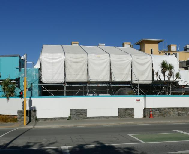A tent erected over Speight’s Ale House is expected to be taken away next month.