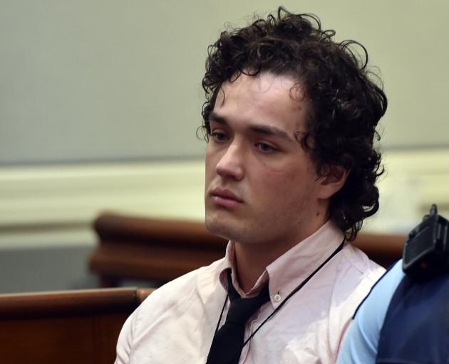Brodie Champion sentenced for the Momona manslaughter in the Dunedin High Court. PHOTO: Gregor...