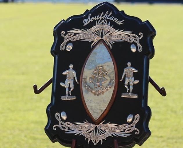 Southland Premier club rugby teams compete for the Galbraith Shield. PHOTO: FILE