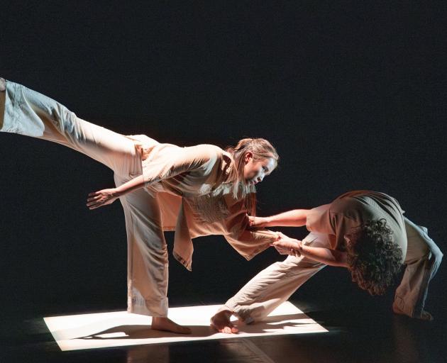 Veronica ChengEn Lyu and Jacob Reynolds in Advance to Go by Holly Newsome. PHOTO: SUPPLIED