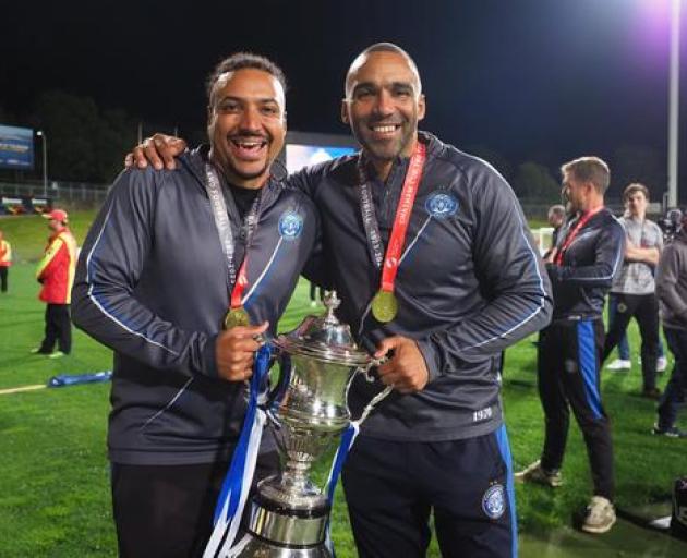 Coaches Paul Ifill and Ekow Quainoo have joined Olympic. PHOTO: JIM WATTS PHOTOGRAPHY