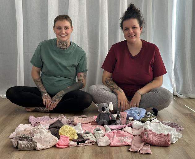 Mickenzi Askin and mum-to-be Amber Braxton make up baby bundle packs for mums who need a little...