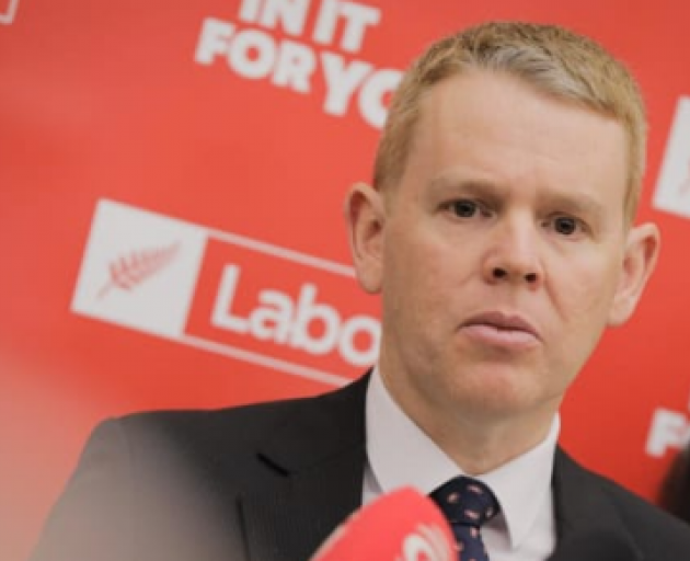 Labour leader Chris Hipkins. Photo: RNZ 