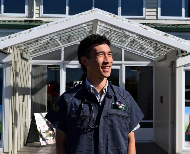 Clutha Vets Balclutha vet Wingyeung Szeto is a recipient of the voluntary bonding scheme for...