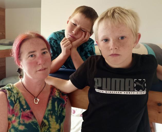 Bluecliffs resident Tess Thurlow, seen here with sons Trevor 8, (centre) and Jack, 7, says...