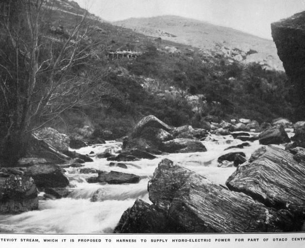 The Teviot Stream, in 1921, was proposed to harness for hydro-electric power. PHOTO: ARCHIVE