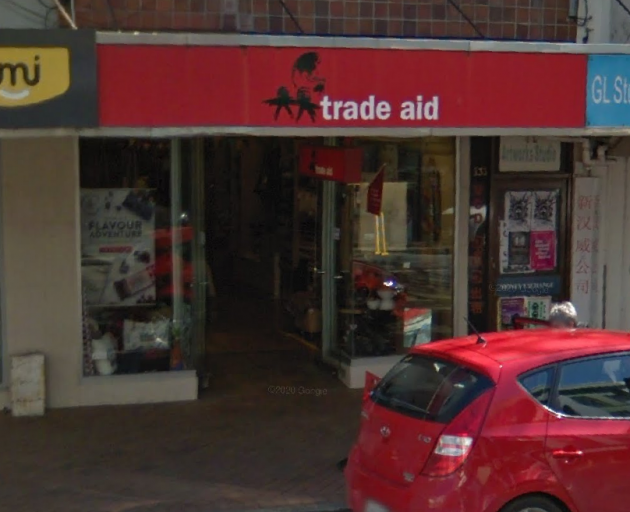 Trade Aid on George St, Dunedin. Photo: Google Maps 