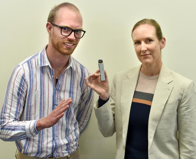 University of Otago researchers Andre Mason and Prof Tamlin Conner have led a study on vaping...