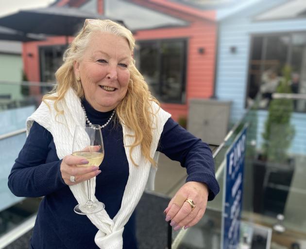 Jane Paterson outside a new local wine bar she co-owns. PHOTO: PHILIP CHANDLER