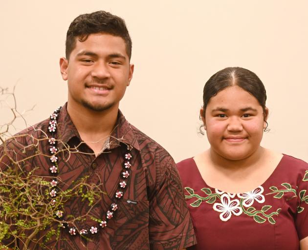 Siblings Jeddydiah, 14, and Paea, 12, Faataui Solofuti, of Samoa.