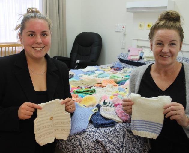 Clutha Health First’s new lead maternity carer Olivia Hiku (left) and maternity team leader...