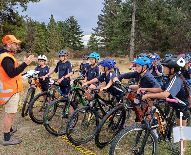 Riders are briefed ahead of taking part in the annual Top Bike event in Alexandra last week....