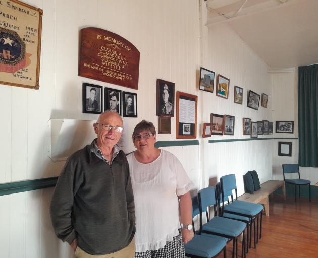 Galloway Hall Society committee member Nick Loughnam and chairwoman Vicki Keen hope the upcoming...