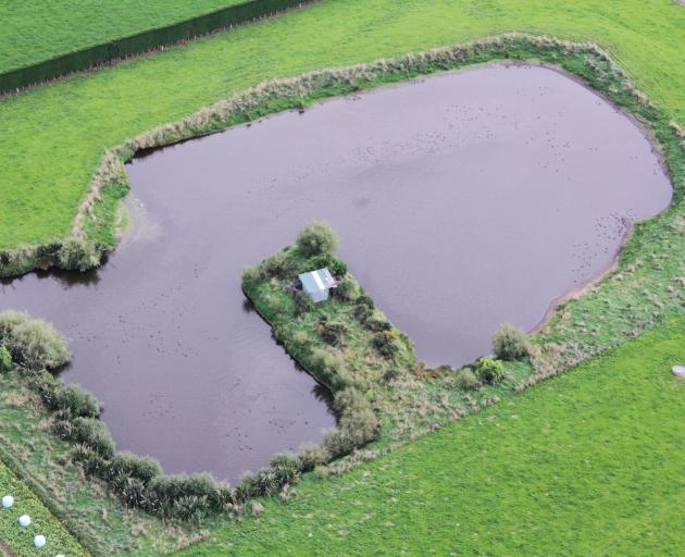 These two photographs show how Southland Fish & Game undertake aerial monitoring of duck ponds....