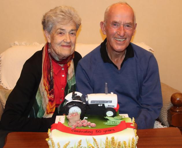 Margaret and Mike Solari celebrated 50 years farming at Otama recently with family and friends...
