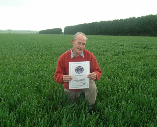 Otama farmer Mike Solari has been a Guinness World Record holder, having set a wheat-growing...