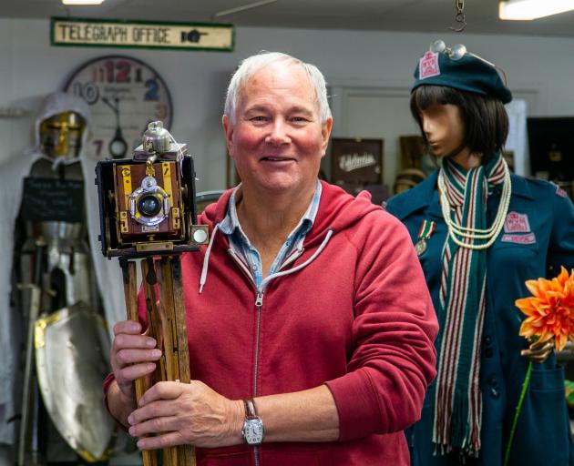 Gerry Slessenger inside his new Thames St shop. PHOTO: WYATT RYDER