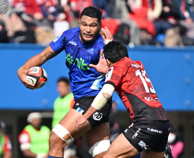 Cameron Suafoa in action for the Blues in Japan earlier this year. Photo: Getty Images