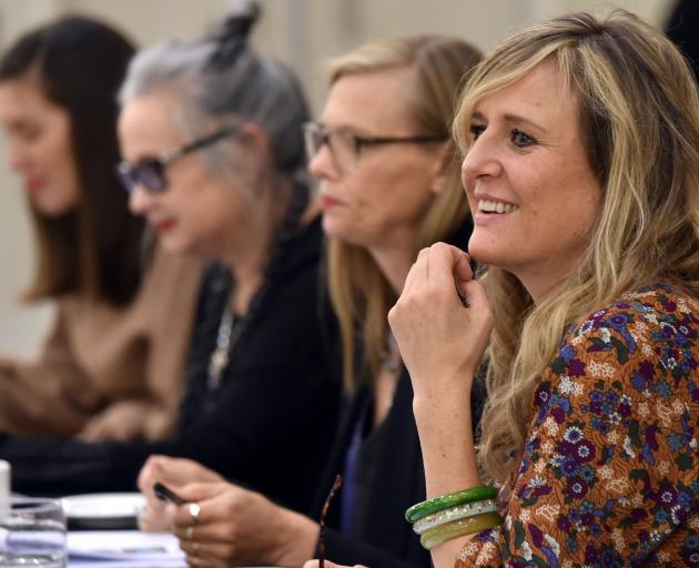 Designers (from left) Emilia Wickstead, Margi Robertson, Kate Sylvester and Tanya Carlson were in...