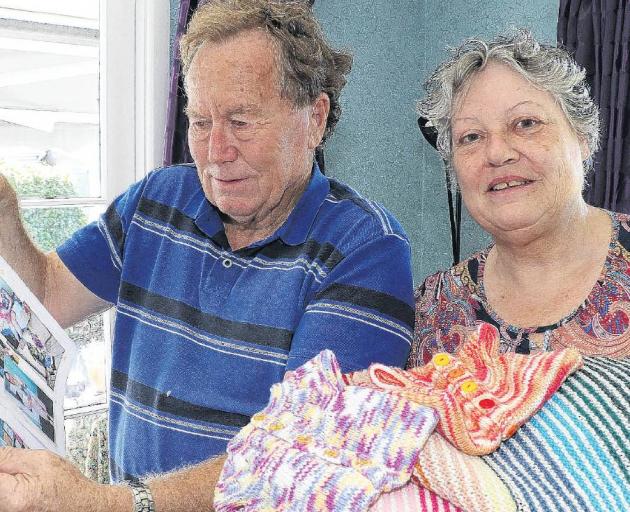 Marianne and John Whyte look over some of the many emails they have received from grateful...