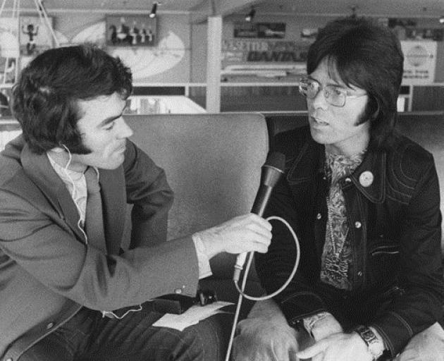 "Some dude" and Cliff Richard in the 1970s.