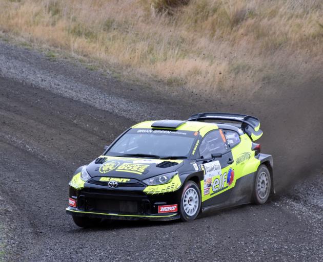 Jack Hawkeswood powers his Toyota GR Yaris to a win in the opening Black Rock special stage, and...