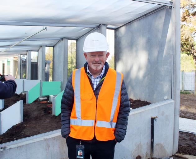 Invercargill Mayor Nobby Clark is thrilled with the near completion of the Tuatara enclosure at...
