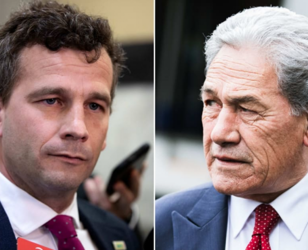 ACT leader David Seymour (left) and NZ First's Winston Peters. Photo: NZ Herald 