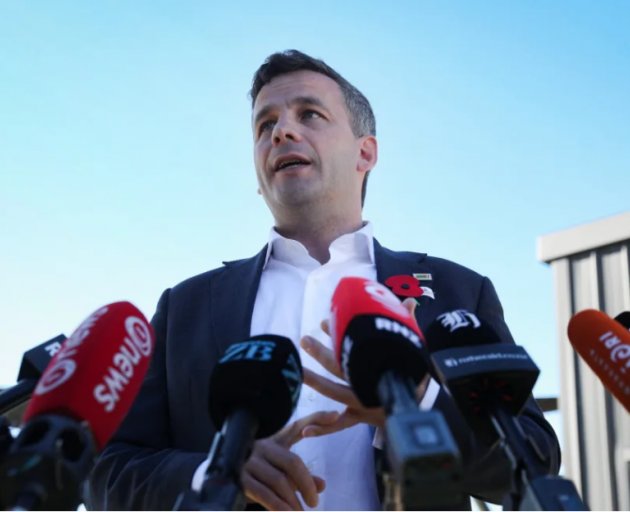Associate Education Minister David Seymour speaks to media about cutting regulations in the...