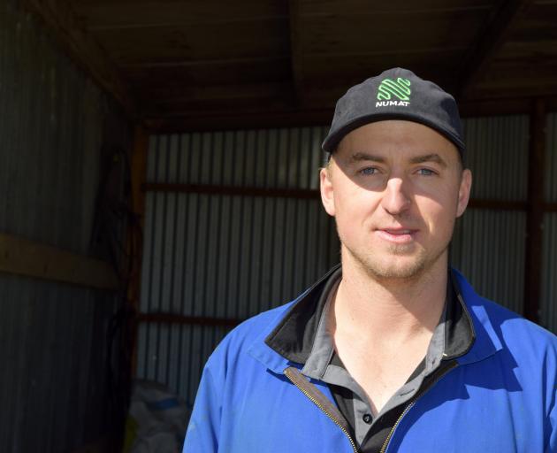 Contract milker Marcus Frost, of Crichton, says automatic cup removers in a milking shed are a...