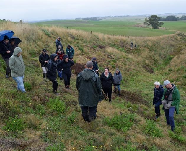 About 20 people attended an open day showcasing the use of a drone to establish native plants in...