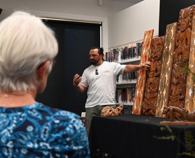 Queenstown-based master carver Steve Solomon delivers a public talk on his work, at Wānaka...