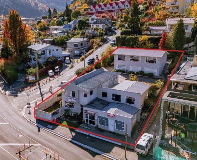 This corner property goes under the hammer on June 18. PHOTO: SUPPLIED