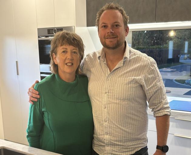 Cameron Davies with his mother Karen Glassey. Photo: supplied