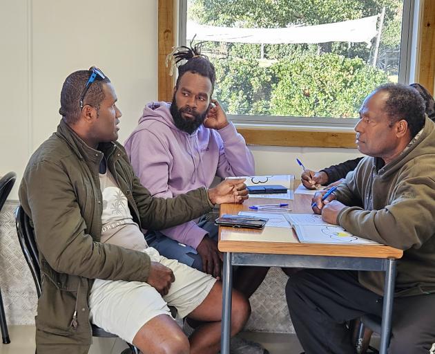 Taking part in a leadership course while stranded in New Zealand following the collapse of Air...