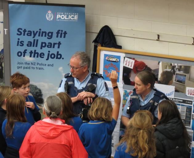 Senior Constable Garry Milford and Youth Aid officer Constable Angela Graham, both of Alexandra,...