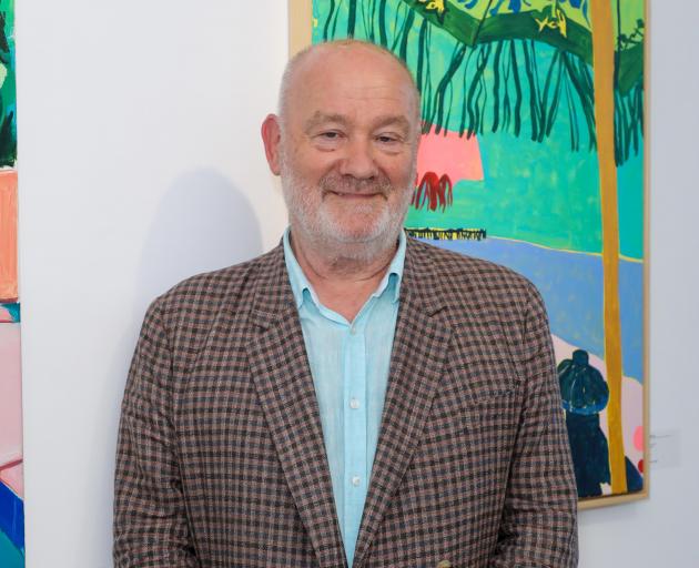 Vince Power attends a private view of "Days Like This" by artists Elizabeth Power and Lucy...