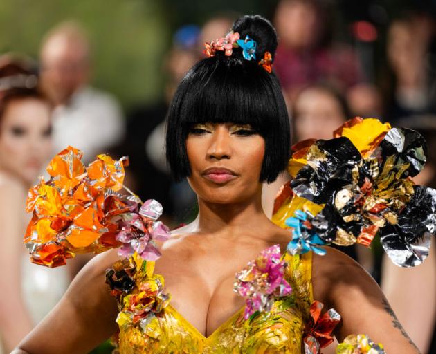 Nicki Minaj at the Met Gala earlier this month. Photo: Getty Images